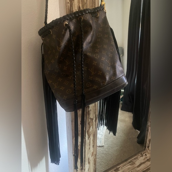 Louis Vuitton Brown Monogram Fringe Bag - Picture 1 of 5